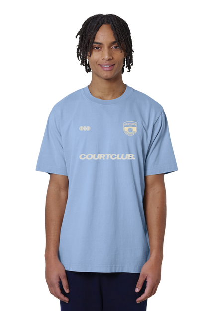 FOOTBALL TEAM TEE - OCEAN BLUE