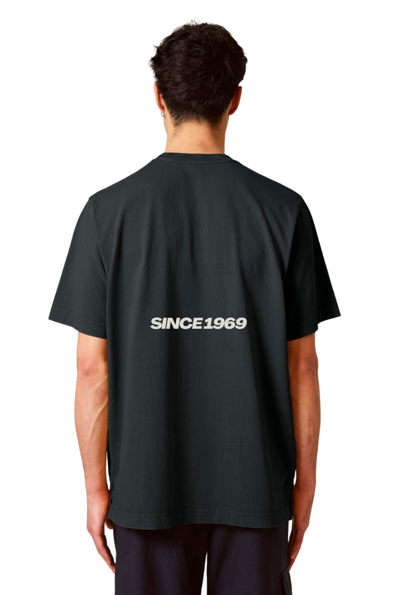 FOOTBALL TEAM TEE - BLACK / IVORY WHITE